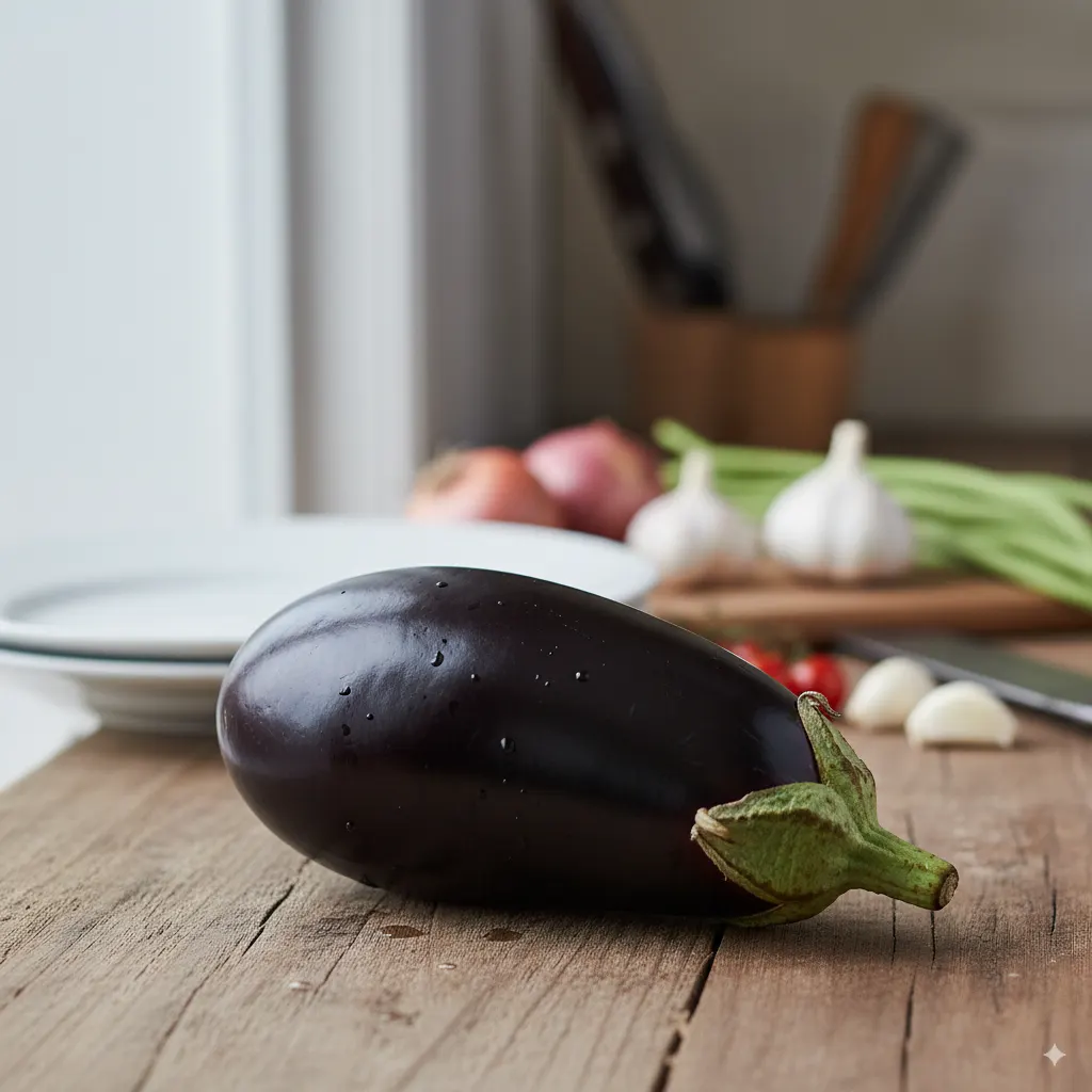 Fresh Eggplants